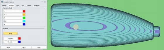 Figure 10. Analysis for solid verify simulation showing Tolerance Bands.jpg